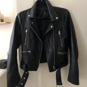 Zara leather jacket